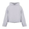 "BLANK" HOODIE COLD GRAY