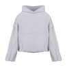 "CRYSTAL" HOODIE COLD GRAY