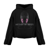 "HI-HEAD" HOODIE DEEP BLACK