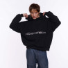 "CRYSTAL" HOODIE DEEP BLACK