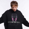 "HI-HEAD" HOODIE DEEP BLACK