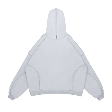 "BLANK" HOODIE COLD GRAY