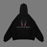 "HI-HEAD" HOODIE DEEP BLACK