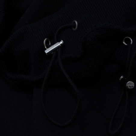 "HI-HEAD" HOODIE DEEP BLACK