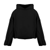 "BLANK" HOODIE DEEP BLACK